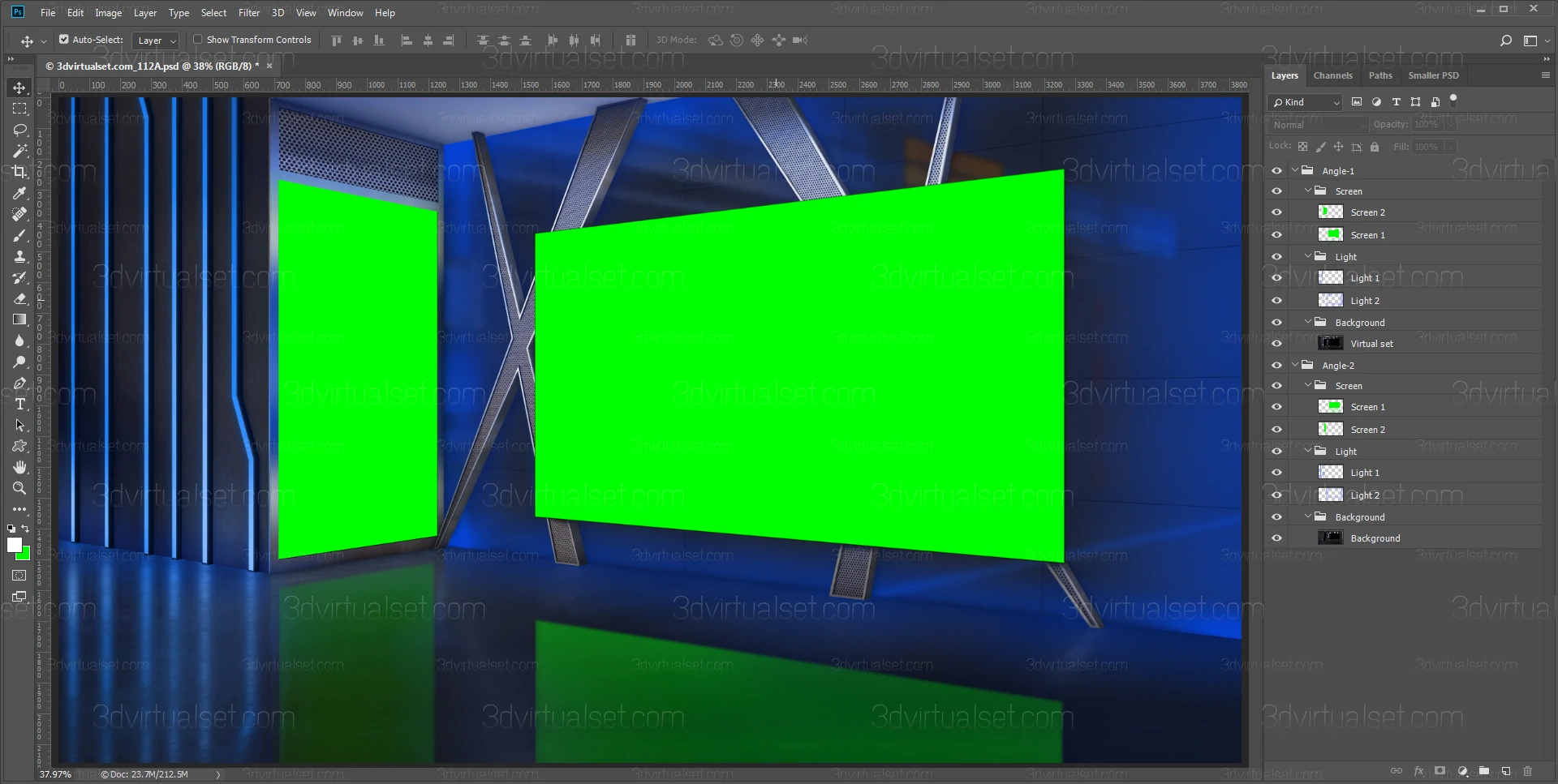 Virtual Studio 112A for Photoshop Templates